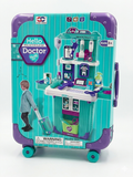 Medical Doctor Trolley Play Set Kids 2in1 Suitcase Toy Gift Boys Girls Age 3+